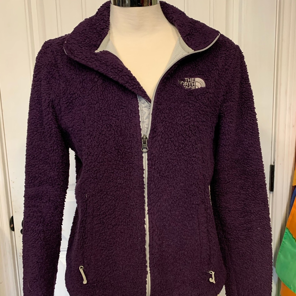 North face fuzzy jacket